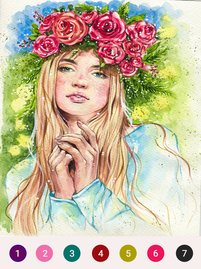 Lucky Color - Color By Number