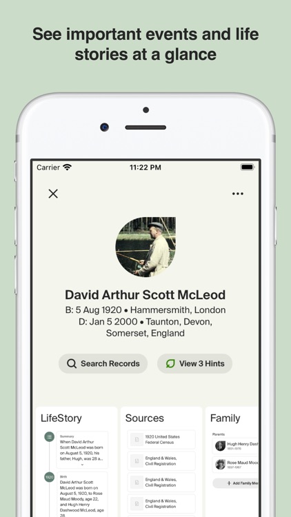 Ancestry: Your family story