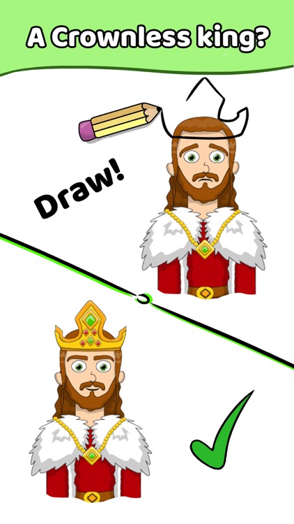 Draw a Line: Tricky Brain Test