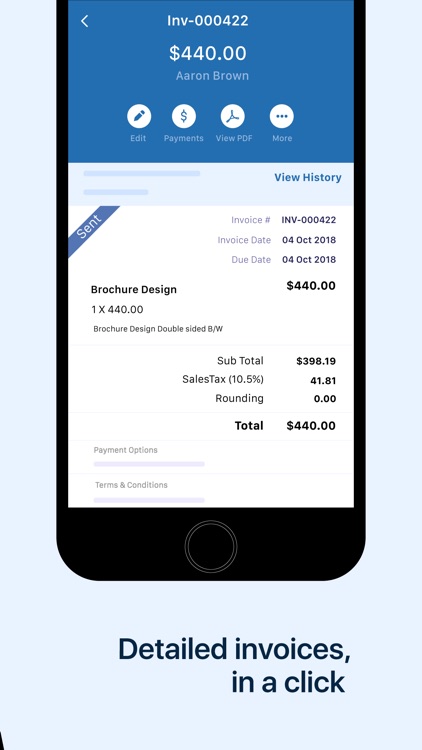Zoho Invoice - Invoicing App