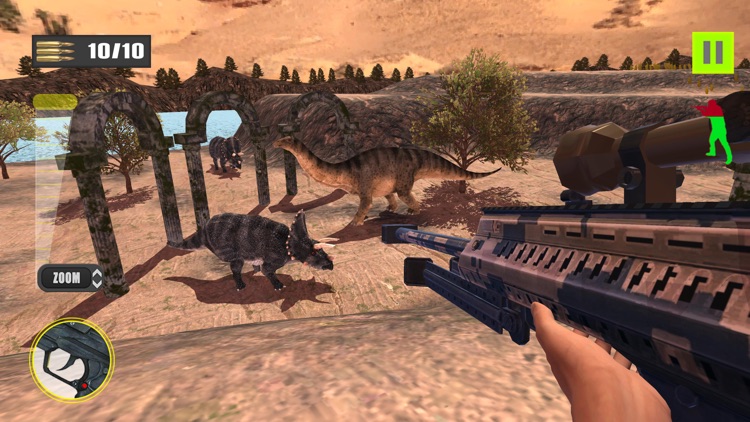 Dino Hunter Sniper Gun Shooter screenshot-5