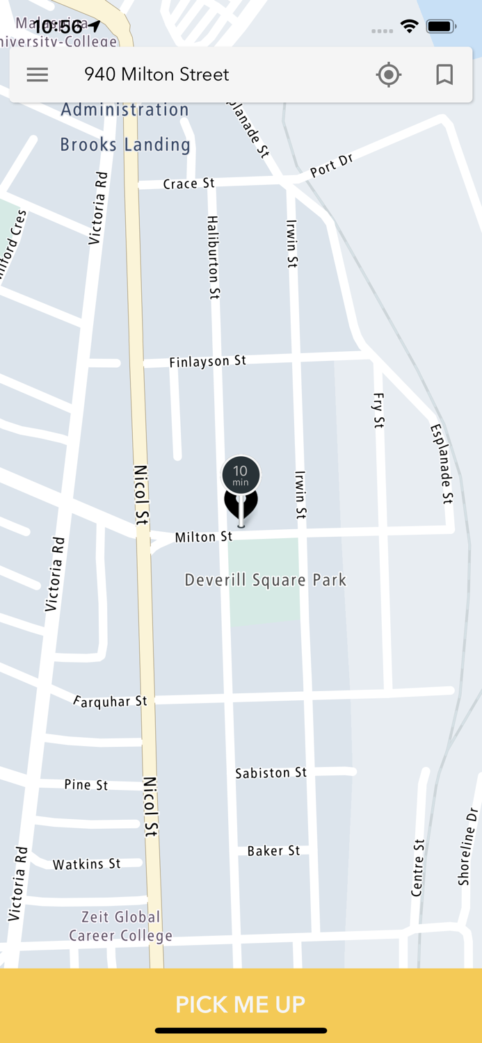 Yellow Cab Nanaimo App