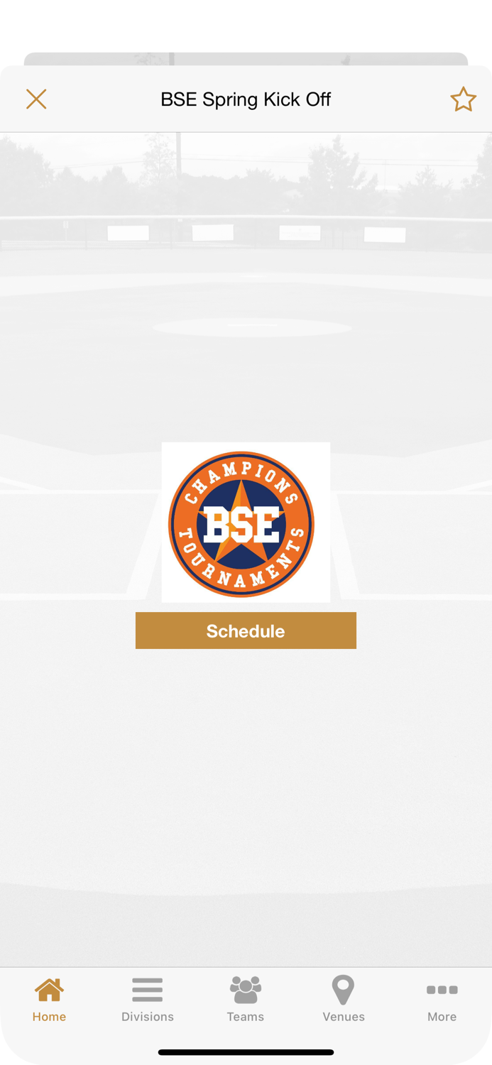 BSE Baseball Tournaments