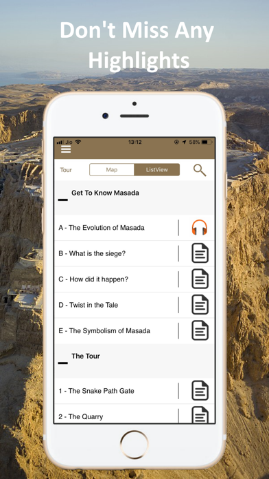 Masada Fortress Tour Guide screenshot 3