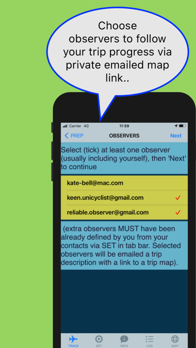 Screenshot #2 pour TrackEcho