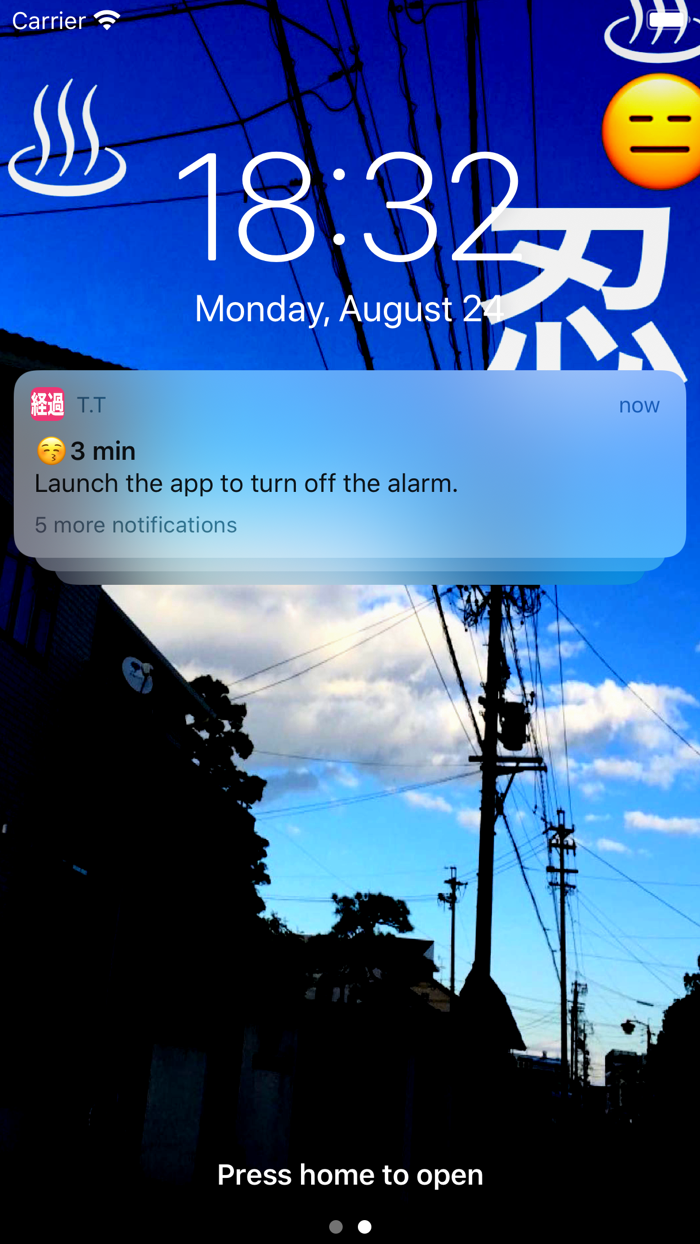 T.T - Talking Emoji Timer