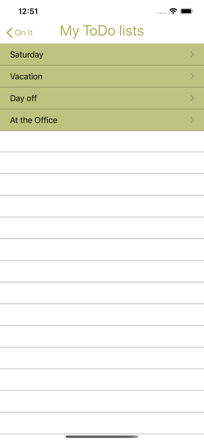 OnIt To-Do lists  Tasks