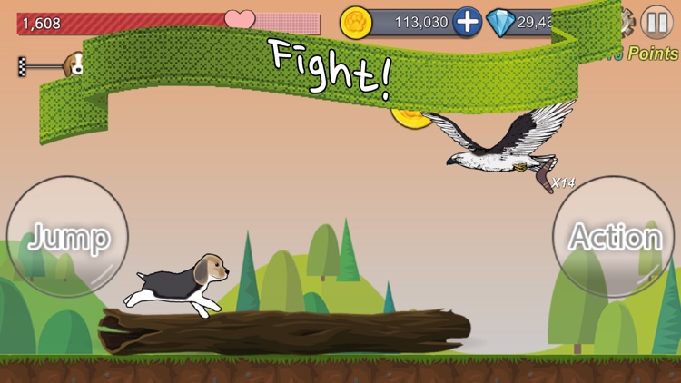 Dog run simulator game