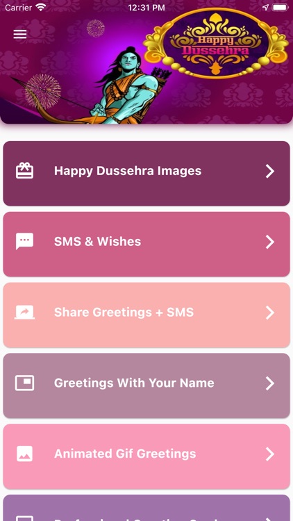 Dussehra Images Wishes Card