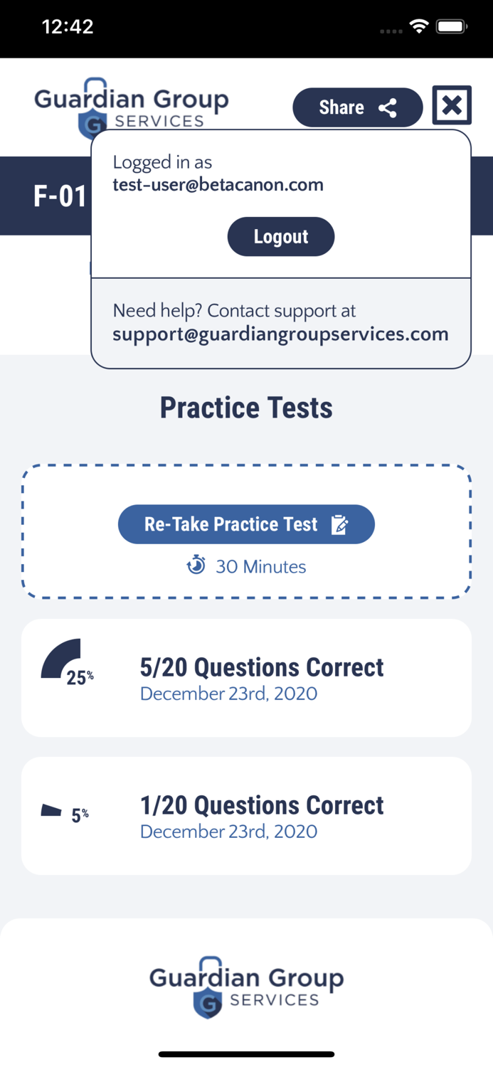 Fire Guard for Impairment F-01