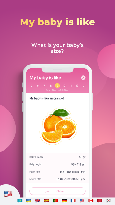 amma: Pregnancy & Baby Tracker Screenshot