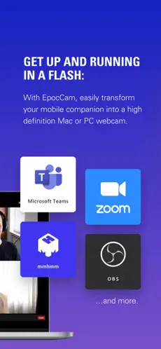 Captura 2 EpocCam Webcam for Mac and PC iphone