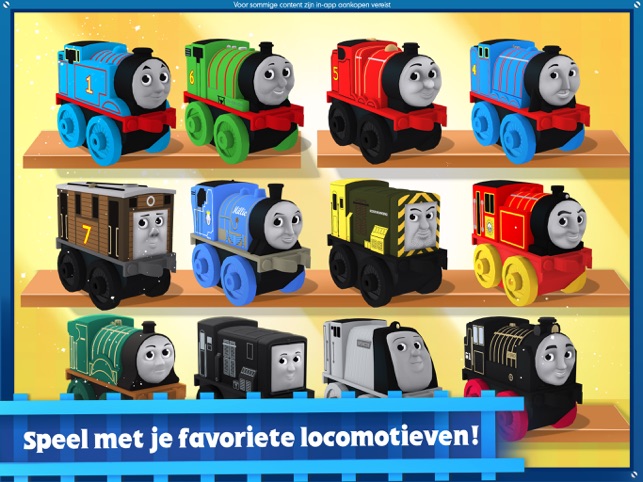 bijtend Laat je zien As Thomas en zijn vriendjes Minis in de App Store