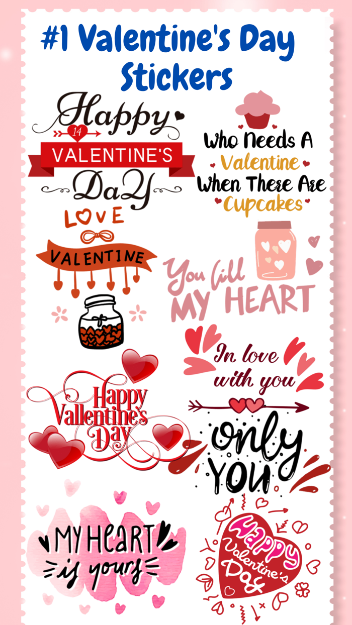 Happy Valentine Day Stickers