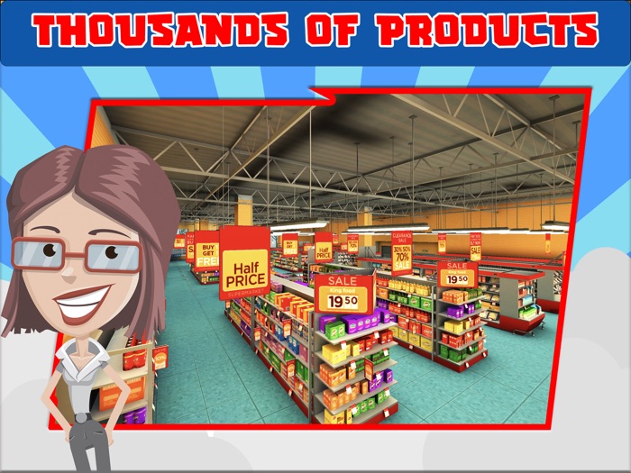 Supermarket Shop Mania Game