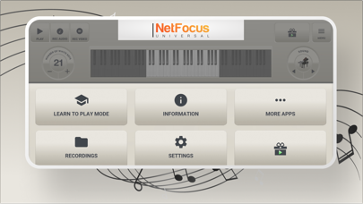 Virtual Piano Keyboard By Netfocus Universal D O O More
