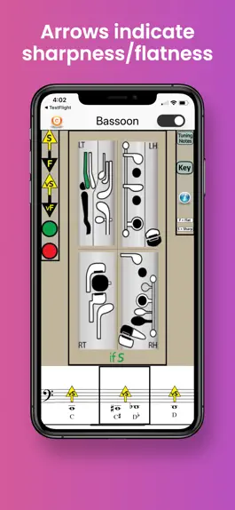 Game screenshot Bassoon Fingering & Tuning apk