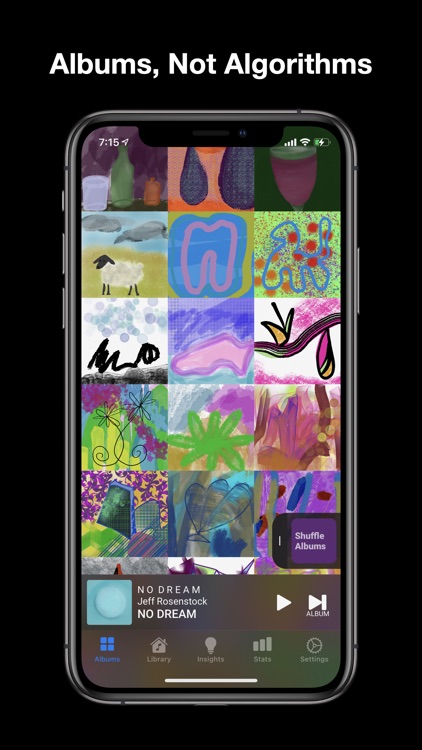 Albums - album focused player
