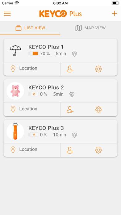 KEYCO Plus - GPS Tracker screenshot 2