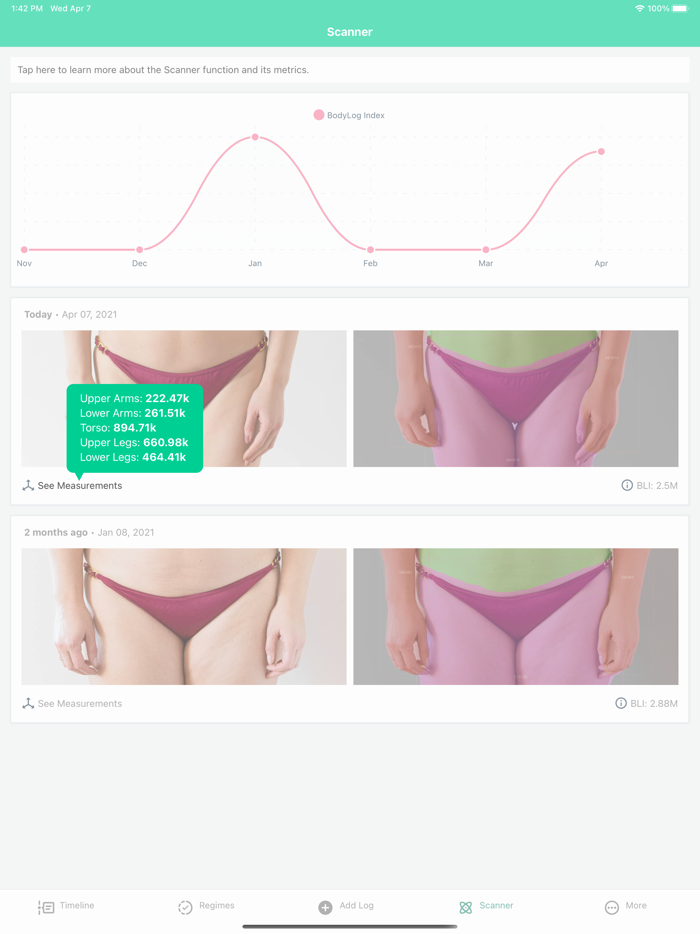 BodyLog Track Your Body Shape