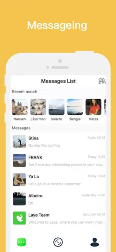 Screenshot 5 Laya - Chat de vídeo aleatório iphone