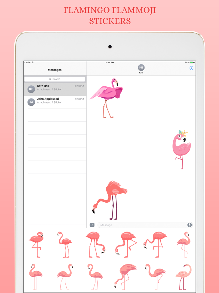 Flamingo FlamMoji Stickers
