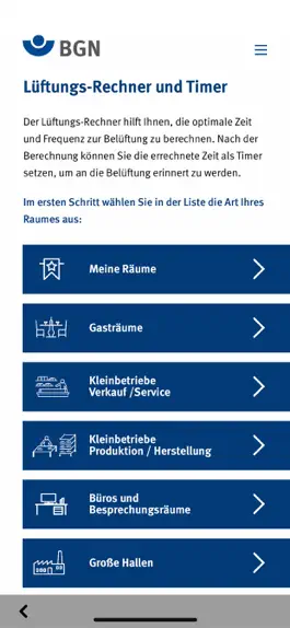 Game screenshot BGN-Lüftungs-App mod apk