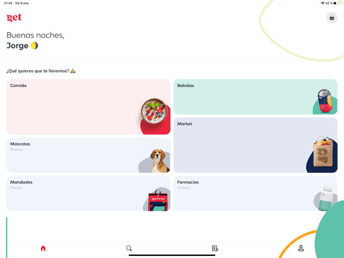 Get Food, Drinks and more..