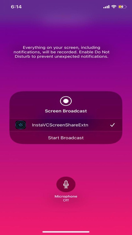 InstaVC Screen Share APP