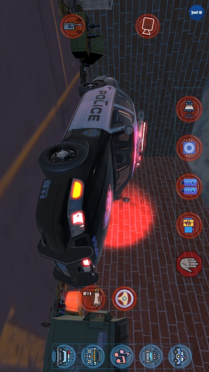 Police Car Lights and Sirens