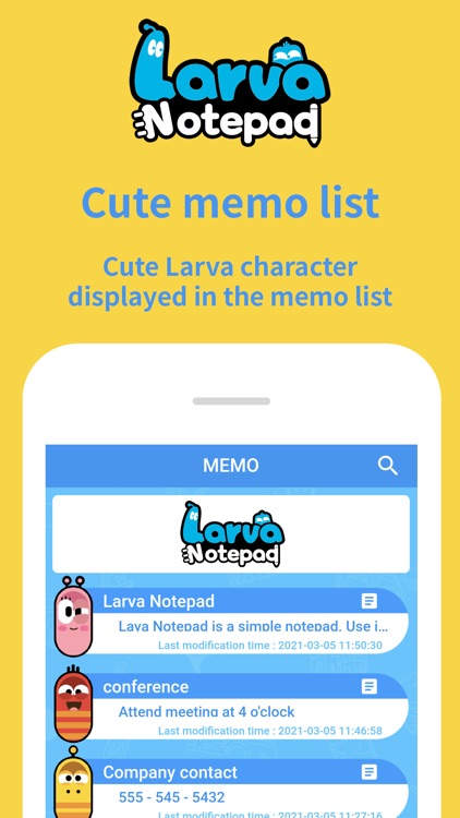 Larva Notepad