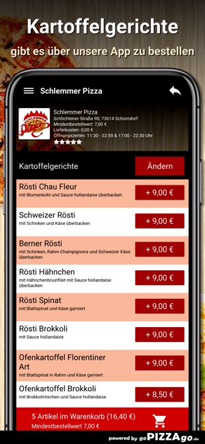 Schlemmer Pizza Schorndorf Go On The App Store