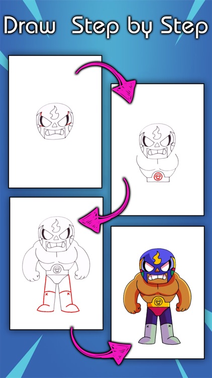 How To Draw Brawl Stars Skins screenshot-3