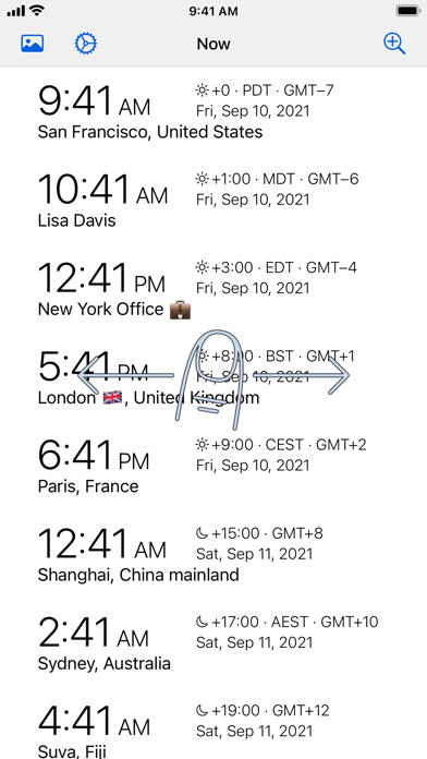 World Clock Lite by TI screenshot 2