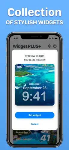 Screenshot 5 Widget PLUS+ - Foto & Tiempo iphone