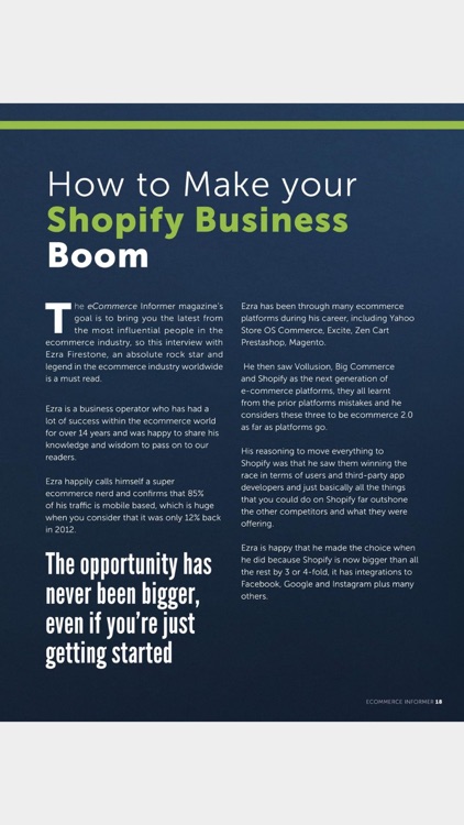 eCommerce Informer Magazine screenshot-3