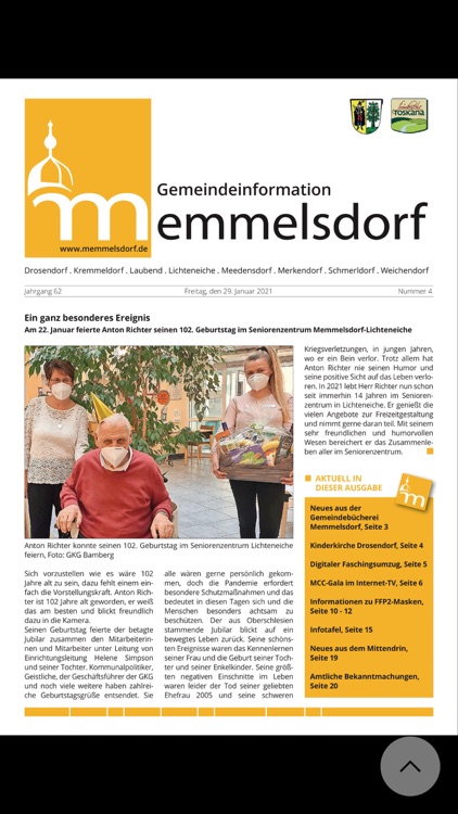 Mitteilungsblatt Memmelsdorf