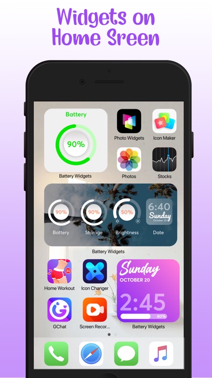 Battery Widget - Custom System screenshot-3