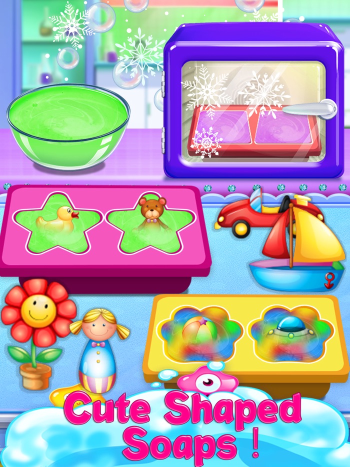 Soap Making and Cutting Game