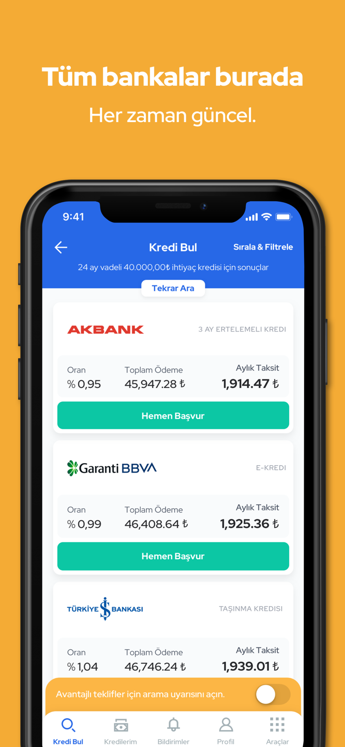 Kredi Hesaplama Kredya