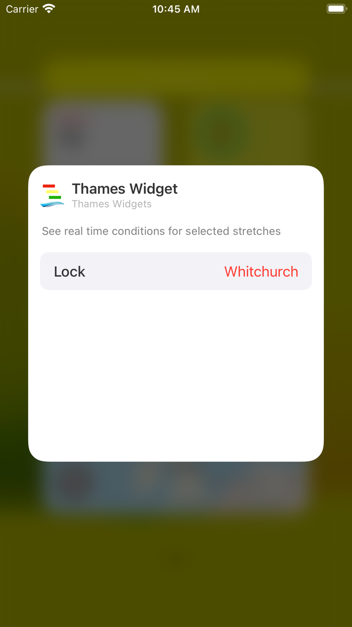Thames Widgets