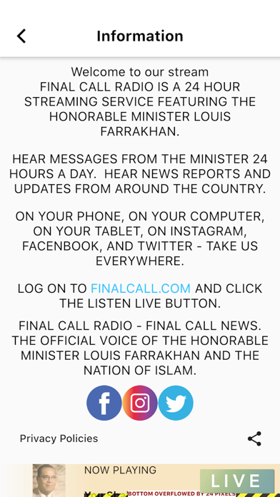 Final Call Radio screenshot 3