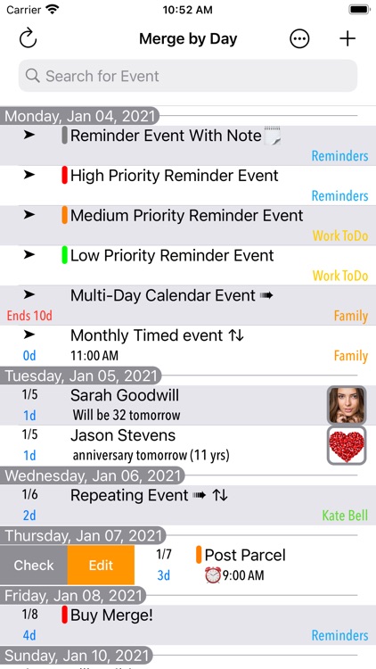 Merge Calendars and Reminders screenshot-0