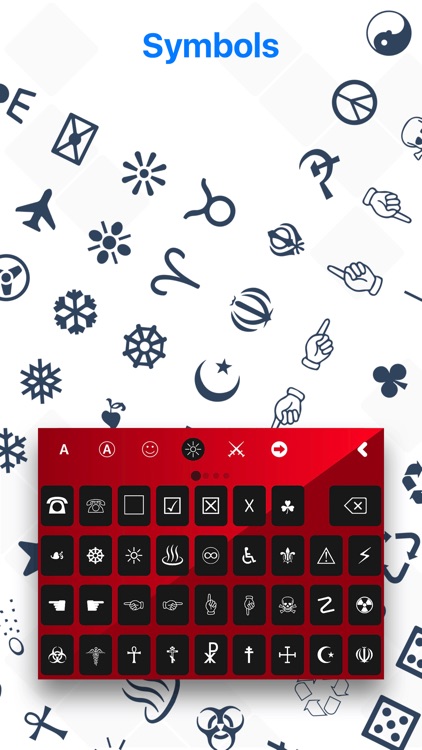Keyboard Characters & Symbols screenshot-5