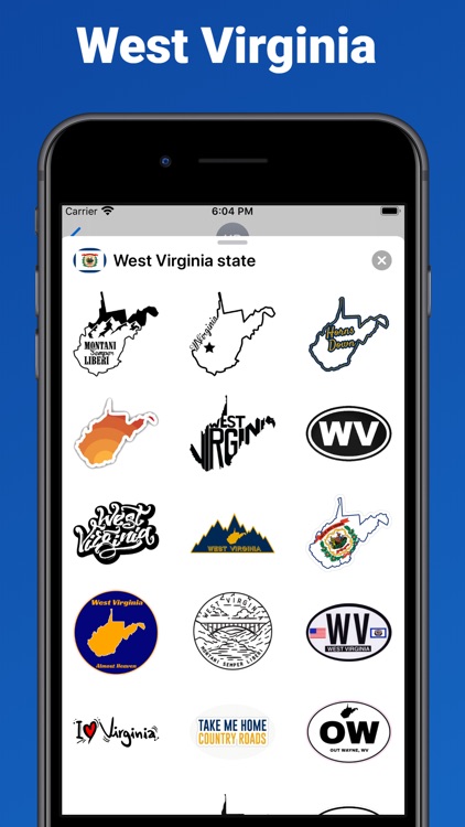 West Virginia state USA emoji