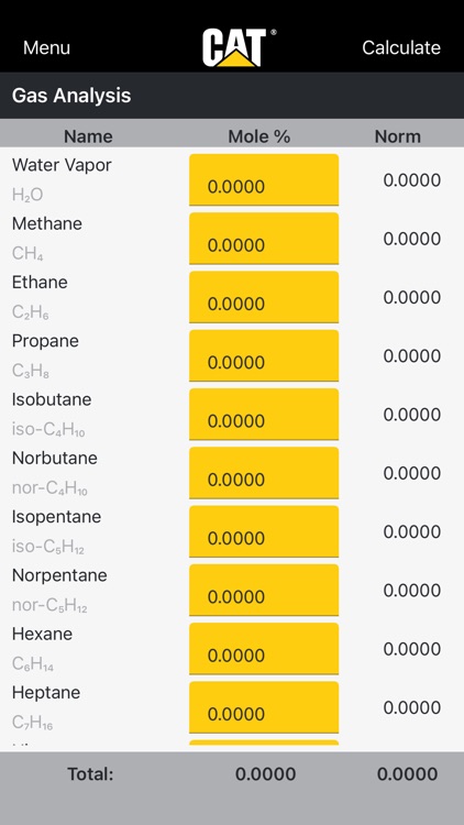 Cat® Methane Number Calculator