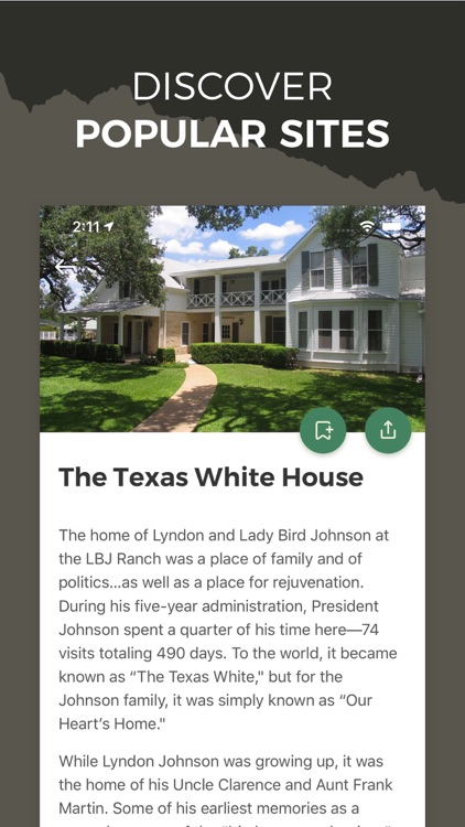 NPS Lyndon B Johnson