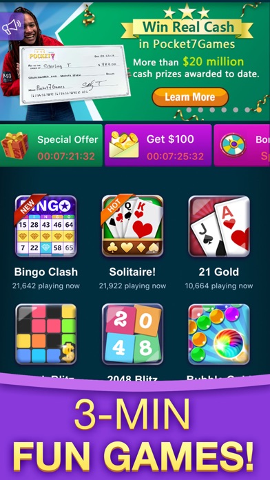 Pocket7Games: Play for Cash free Resources hack