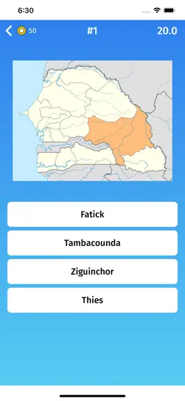 Game screenshot Senegal: Departments Quiz Game hack