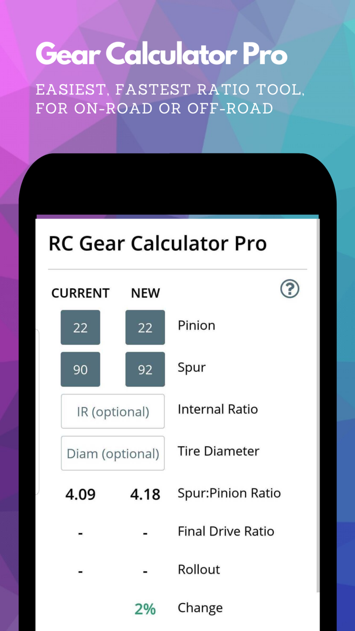 RC Gear Calculator Pro